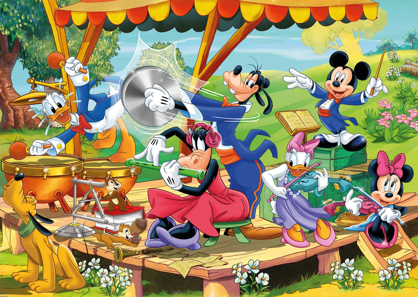 Clementoni Παζλ 2Χ60 Supercolor Mickey and Friends (1200-21620) - Fun Planet