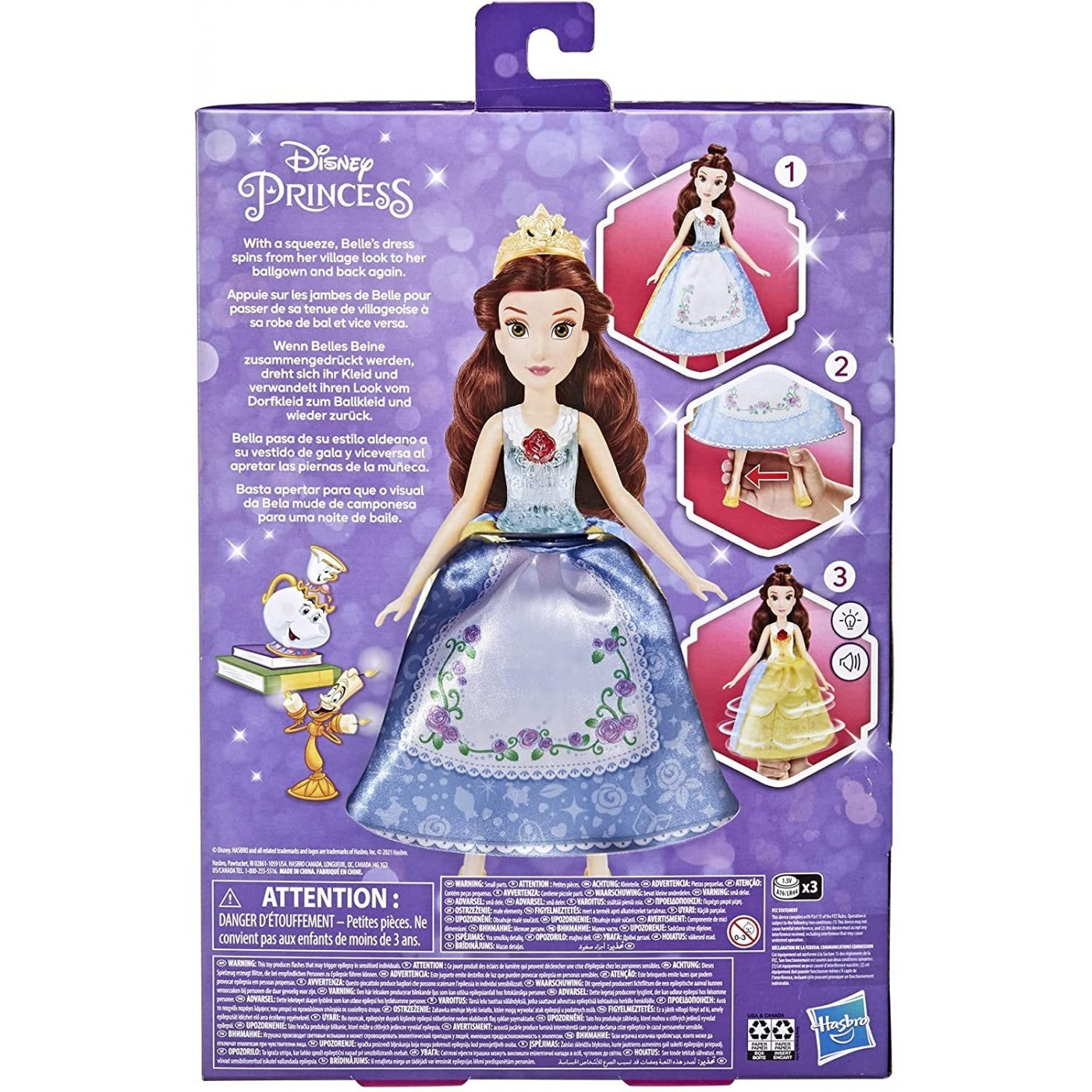 Disney Princess Spin & Switch Belle (F1540) - Fun Planet