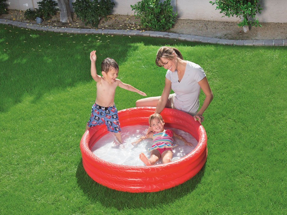 Bestway Φουσκωτή Πισίνα 122Χ25εκ Κόκκινη (51025) - Fun Planet