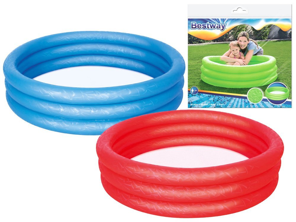 Bestway Φουσκωτή Πισίνα 122Χ25εκ Κόκκινη (51025) - Fun Planet