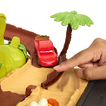 Disney Pixar Cars On The Road Σετ Παιχνιδιού Με Τυρανομισιόσαυρο Ρεξ Dino Playground Set (HMD74) - Fun Planet