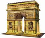 Ravensburger Πάζλ 3D  216τεμ Η Αψίδα του Θριάμβου Night Edition (12522) - Fun Planet