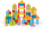 Hape Ξύλινα Τουβλάκια Beech Block 101 τεμάχια (E8247) - Fun Planet