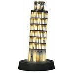 Ravensburger Πάζλ 3D Κεκλιμένος Πύργος Της Πίζας-Νυχτερινή Έκδοση 216Τμχ (12515) - Fun Planet
