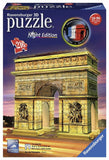 Ravensburger Πάζλ 3D  216τεμ Η Αψίδα του Θριάμβου Night Edition (12522) - Fun Planet