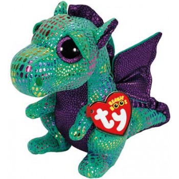 Ty Beanie Boos Χνουδωτό δράκος πράσινος 15εκ. (1607-36186) - Fun Planet