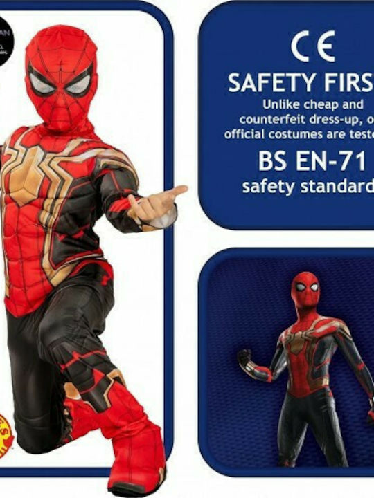 Rubies Marvel Superhero Spider-Man V1 Deluxe Αποκριάτικη Στολή - Fun Planet