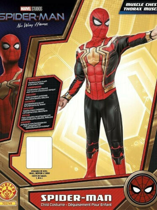 Rubies Marvel Superhero Spider-Man V1 Deluxe Αποκριάτικη Στολή - Fun Planet