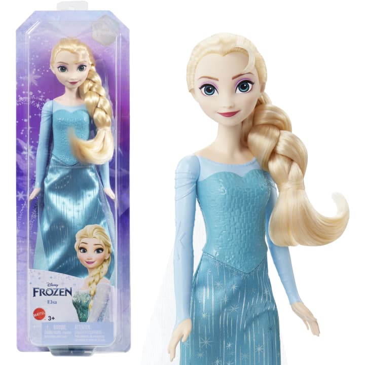 Disney Frozen Βασικές Κούκλες Έλσα (HLW47) - Fun Planet