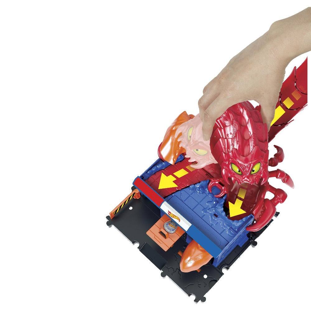Hot Wheels City Πίστα με Θηρία Scorpion Flex Attack (HDR32) - Fun Planet