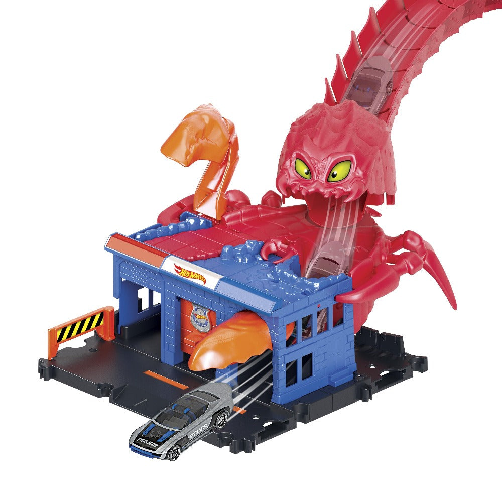 Hot Wheels City Πίστα με Θηρία Scorpion Flex Attack (HDR32) - Fun Planet