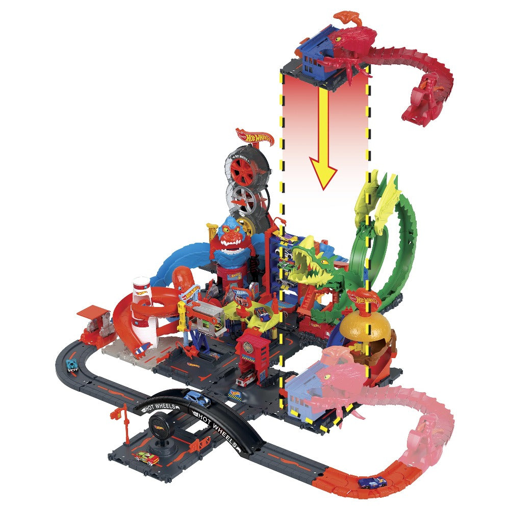 Hot Wheels City Πίστα με Θηρία Scorpion Flex Attack (HDR32) - Fun Planet
