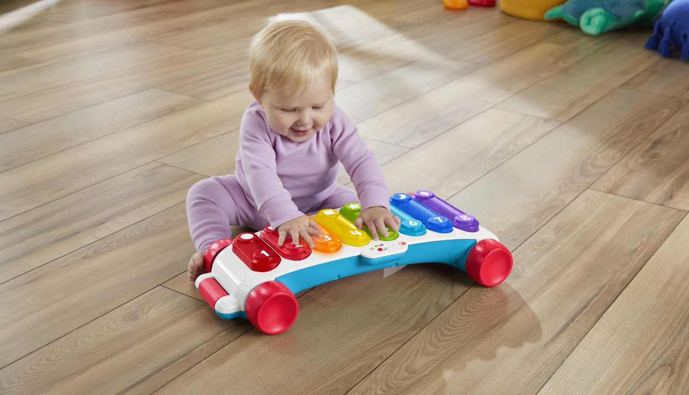 Fisher Price Εκπαιδευτικό Μεγάλο Ξυλόφωνο Ελληνικά & Αγγλικά (HJK36) - Fun Planet
