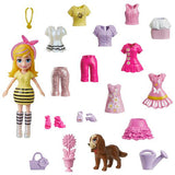 Polly Pocket Νέα Κούκλα με Μόδες Μεσαίο Pack Λουλούδια (HKV89) - Fun Planet