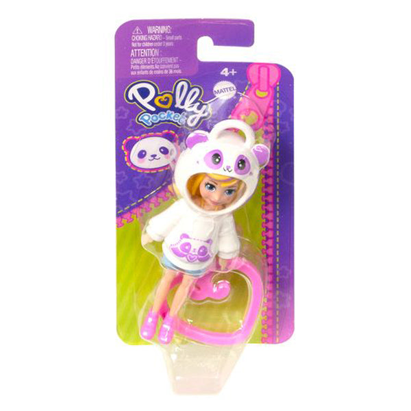 Polly Pocket Κούκλα με Φουτεράκι Panda (HKW00) - Fun Planet