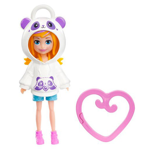 Polly Pocket Κούκλα με Φουτεράκι Panda (HKW00) - Fun Planet