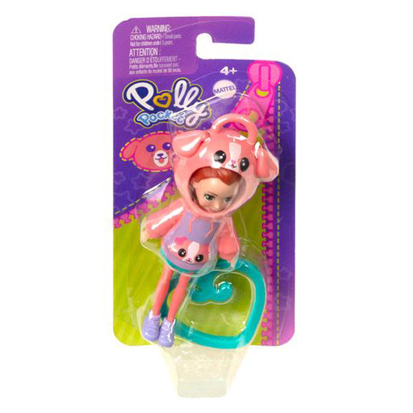 Polly Pocket Κούκλα με Φουτεράκι Σκυλάκι (HKW01) - Fun Planet