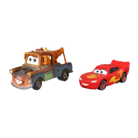 Disney Pixar Cars Αυτοκινητάκια Σετ 2 Road Trip Mater & Road Trip Lightning McQueen (HLH57) - Fun Planet