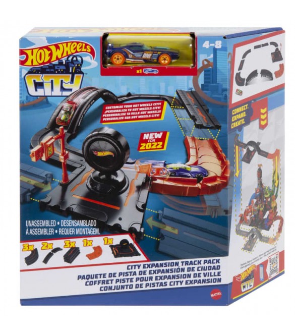 Hot Wheels City Πίστα Επέκτασης City Expansion Track Pack (HDN95) - Fun Planet