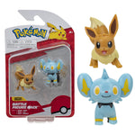 Pokemon Φιγούρες Μάχης 5εκ Wave 13 Eevee + Shinx (PKW2647) - Fun Planet