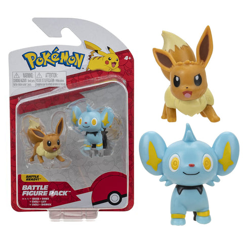Pokemon Φιγούρες Μάχης 5εκ Wave 13 Eevee + Shinx (PKW2647) - Fun Planet
