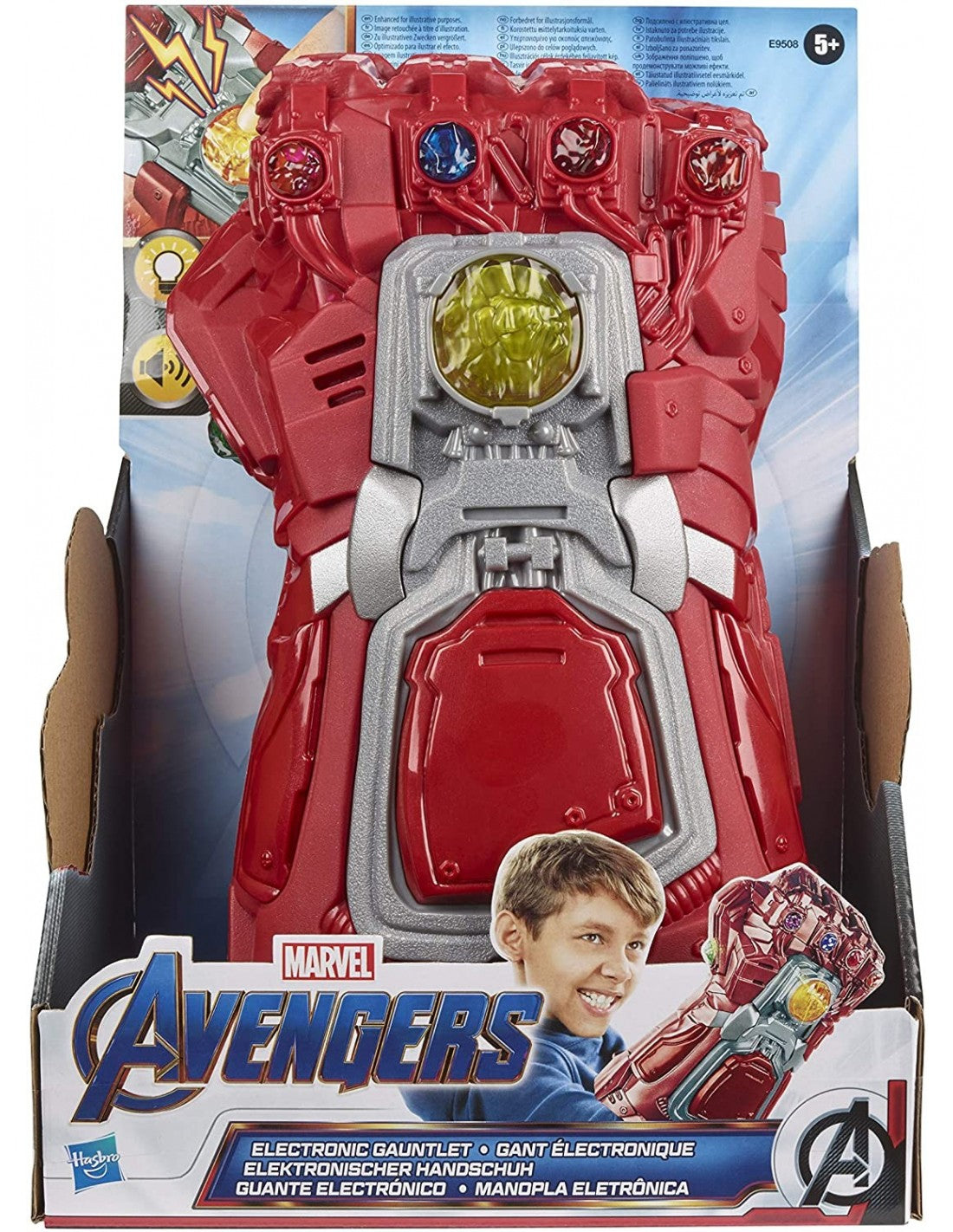 Marvel Avengers: Endgame Red Infinity Gauntlet Electronic Fist Ηλεκτρονική Γροθιά (E9508) - Fun Planet