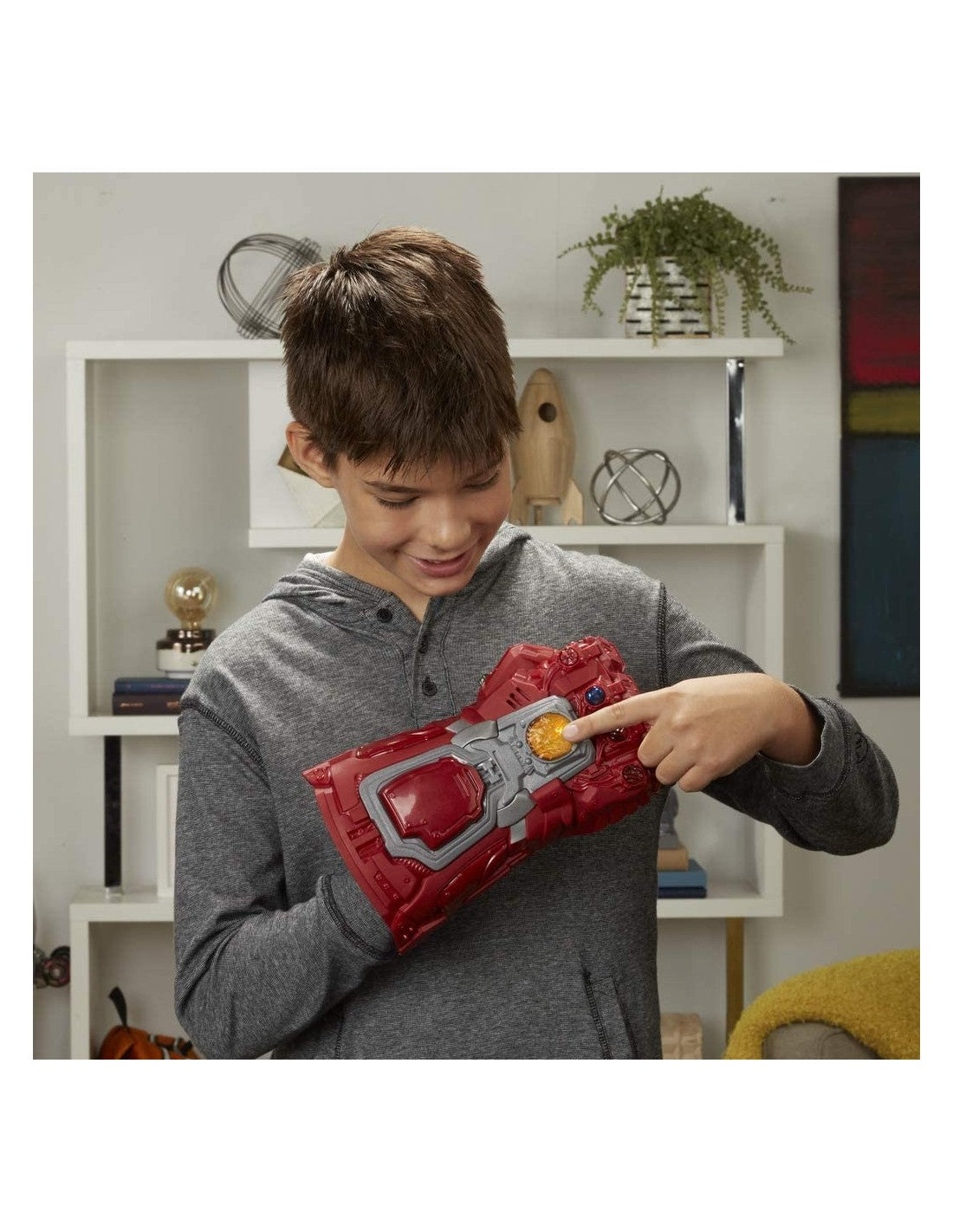 Marvel Avengers: Endgame Red Infinity Gauntlet Electronic Fist Ηλεκτρονική Γροθιά (E9508) - Fun Planet