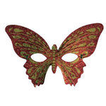Μάσκα Ματιών Πεταλούδα Με Glitter (CL_72791red) - Fun Planet