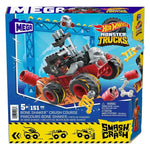 Mega Bloks Hot Wheels Monster Trucks Smash n' Crash Bone Shaker 151 τεμάχια (HKF87) - Fun Planet