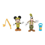 Mickey Φιγούρες με Αρθρώσεις Σετ 2 τεμάχια - Mickey & Goofy στο Κάμπινγκ (MCC04520) - Fun Planet