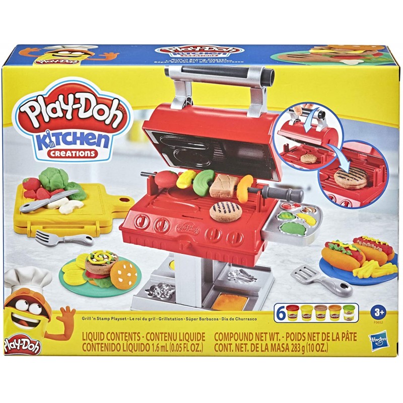 Play-doh Grill n Stamp Playset (F0652) - Fun Planet