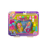 Polly Pocket Κούκλα με Μόδες Μεγάλο Pack Fruity Pool Fun (HKV95) - Fun Planet