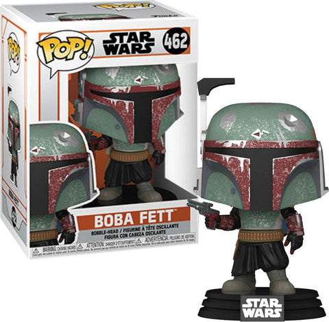 Funko Pop! Star Wars: The Mandalorian - Boba Fett #462 Bobble-Head Vinyl Figure (54524) - Fun Planet
