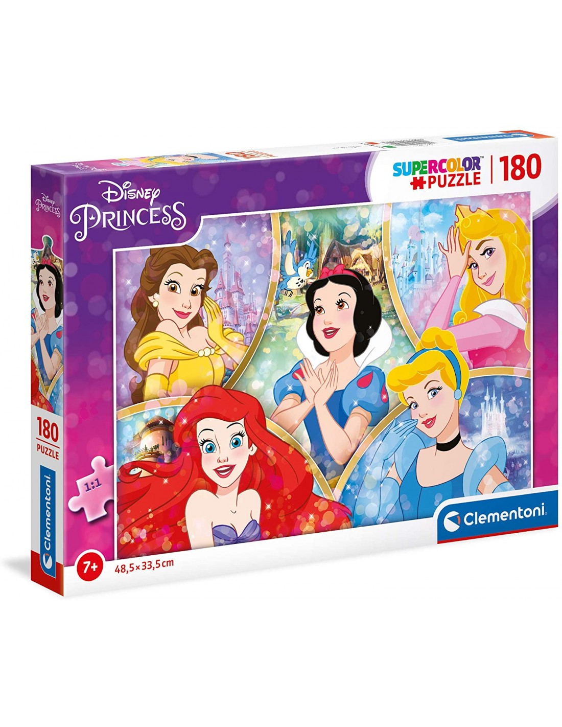 Clementoni Παζλ 104 Disney Πριγκίπισσες Supercolor (1210-29311) - Fun Planet