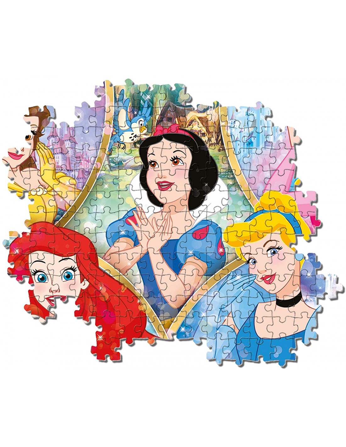 Clementoni Παζλ 104 Disney Πριγκίπισσες Supercolor (1210-29311) - Fun Planet
